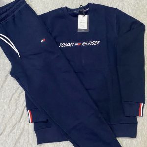 Tommy Top-Bottom Set Navy Blue Color