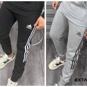 Black & Grey Color Adidas Jogger