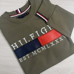 Tommy Sweatshirt Olive color